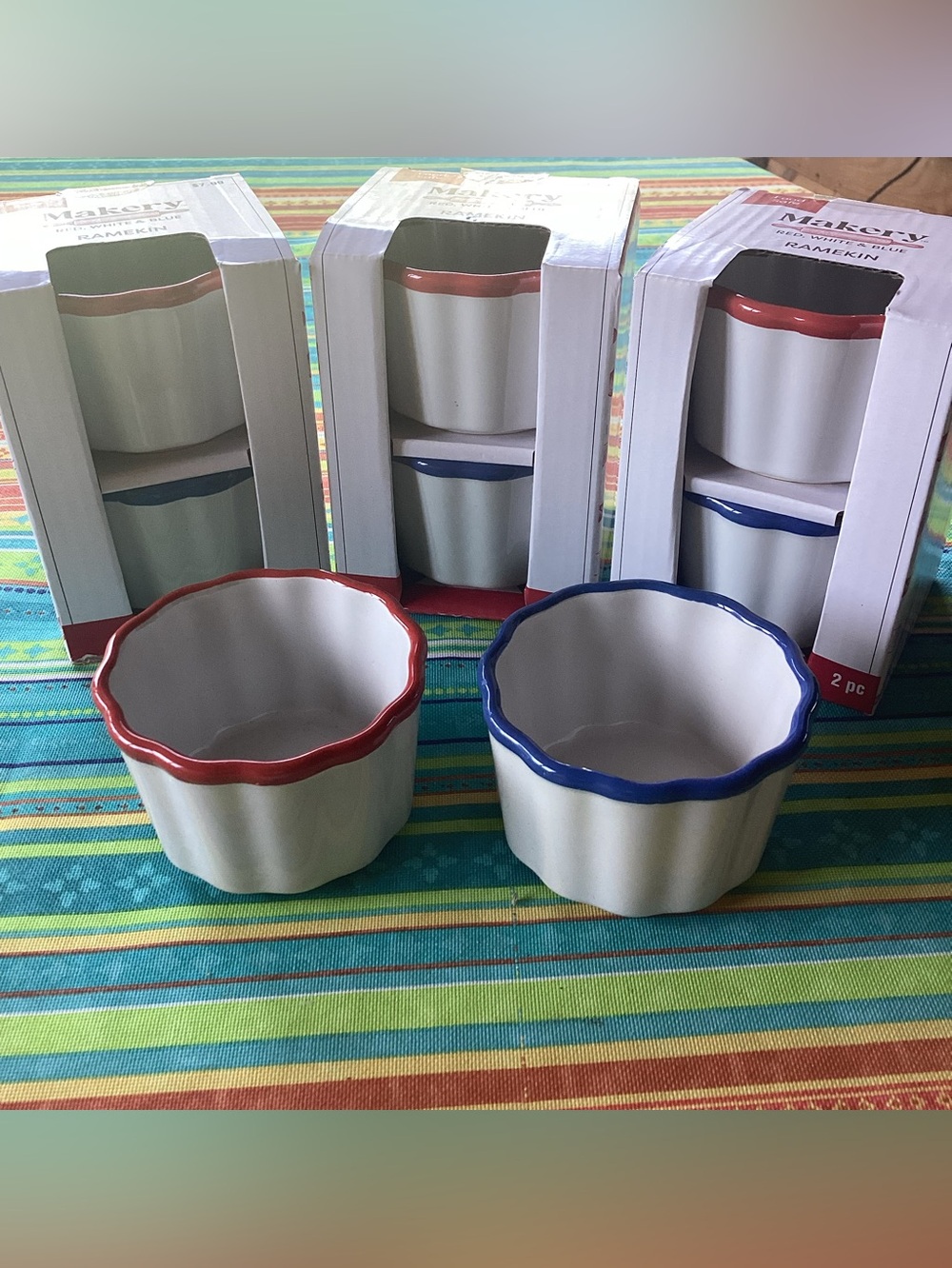 Makery RWB Ramekins - set of 8